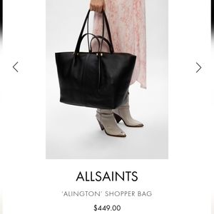 All-Saints Alington East West Tote Bag